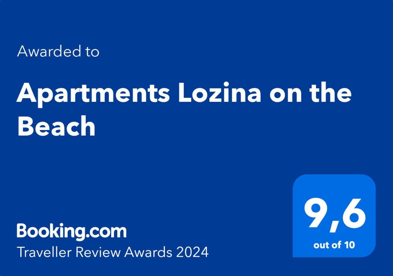 Apartments Lozina On The Beach Omiš Εξωτερικό φωτογραφία